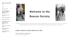 Desktop Screenshot of beaconsociety.com